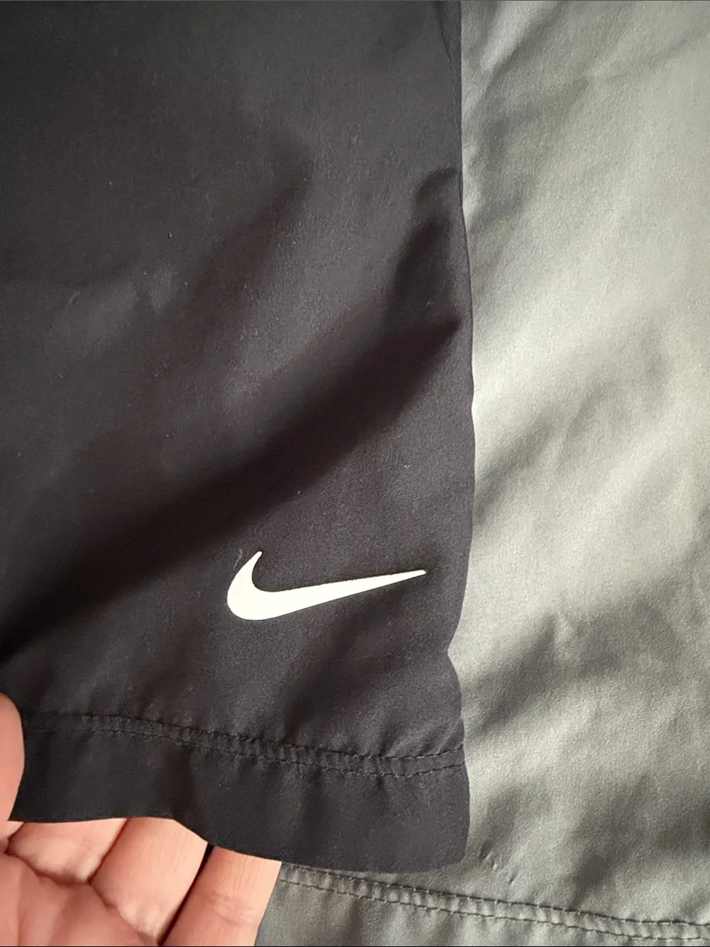 Nike Boys' Athletic Shorts in Black and Light Gray